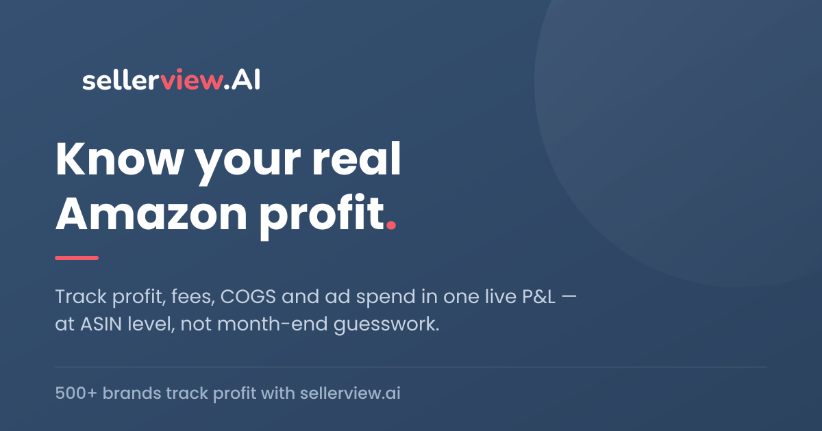 Sellerview.ai product screenshot